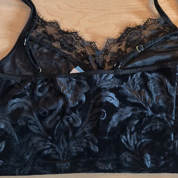 CIDER VELVET AND LACE CAMI NWT - Picture 2 of 8